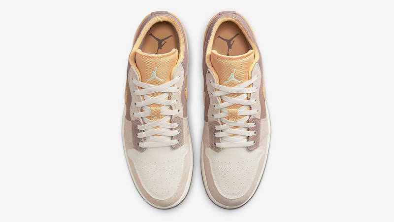 Air Jordan 1 Low Craft Inside Out Tan Brown DN1635-200 Top