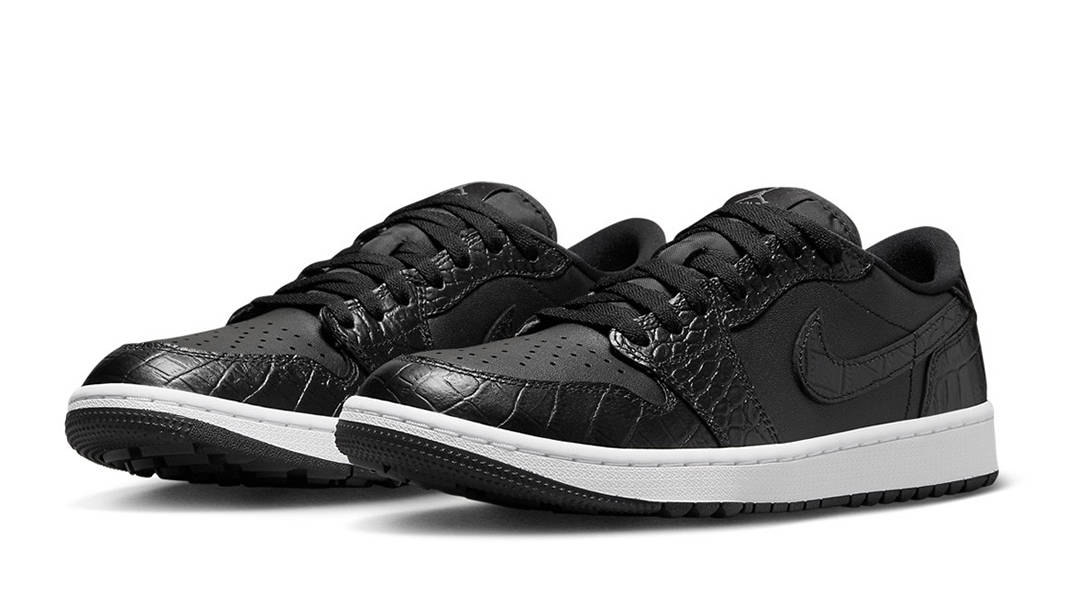 Air Jordan 1 Low Golf Croc Black Where To Buy DD9315 003 The Sole Supplier