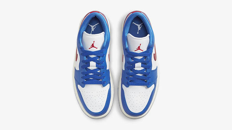 Nike jordan discount blue and red