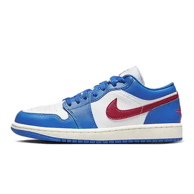 Aj1 blue hot sale and red