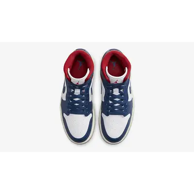 Nike jordan red top and blue