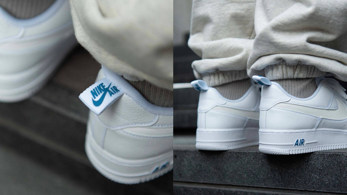 Dark Marina Blue Accents Hit The Nike Air Force 1 LV8 - Sneaker News