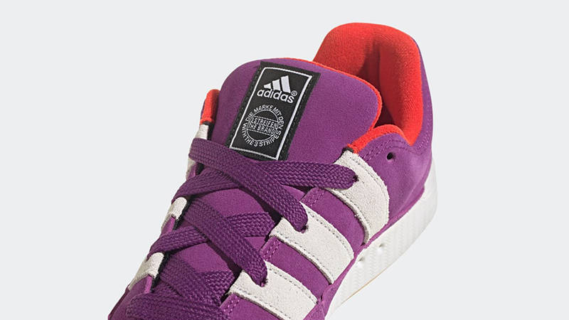 atmos x adidas Adimatic Purple Suede GV6712 Detail