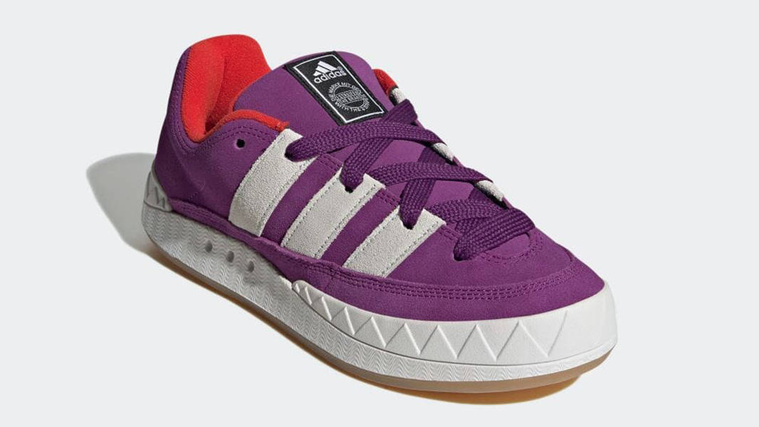 atmos x adidas Adimatic Purple Suede GV6712 Front