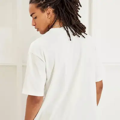 Champion UO Exclusive Overlay Embroidered T-Shirt White back