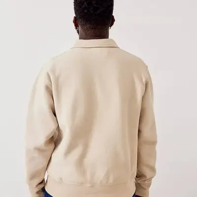 Maison Kitsuné graphic-print cotton sweatshirt Putty back