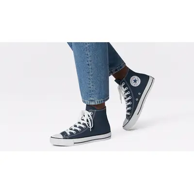 Converse Chuck Taylor All Star High Top Canvas Shoes Sneakers 669295C M9622C on feet