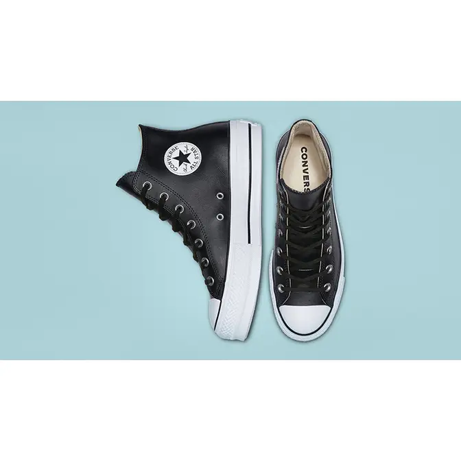 Converse Chuck Taylor Lift Platform Leather High Black | Where To Buy ...