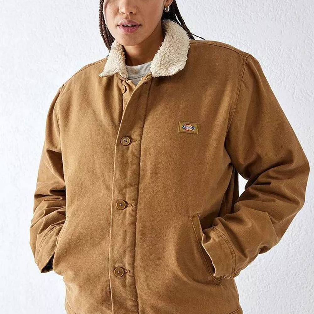 Dickies Duck Canvas Deck Jacket Brown The Sole Supplier