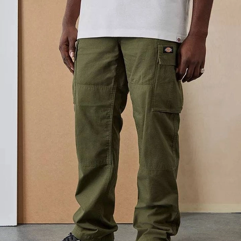 Dickies Military Green Eagle Bend Cargo Pants Green Feature