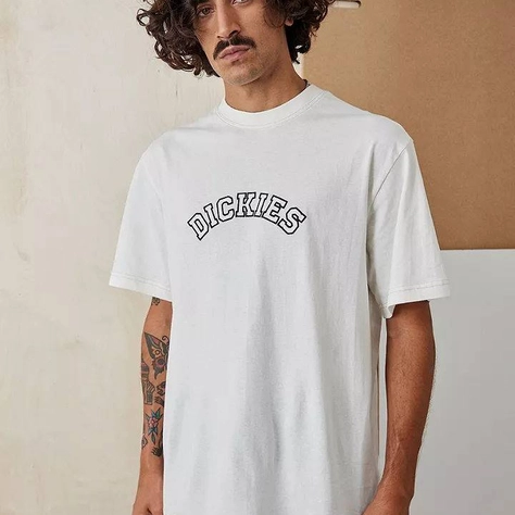 Dickies White West Vale T-Shirt White Feature