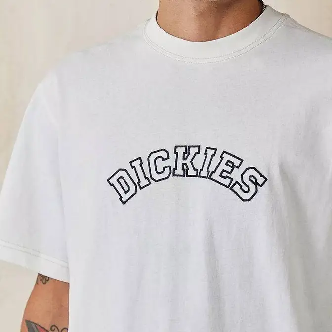 Dickies White West Vale T-Shirt White Front
