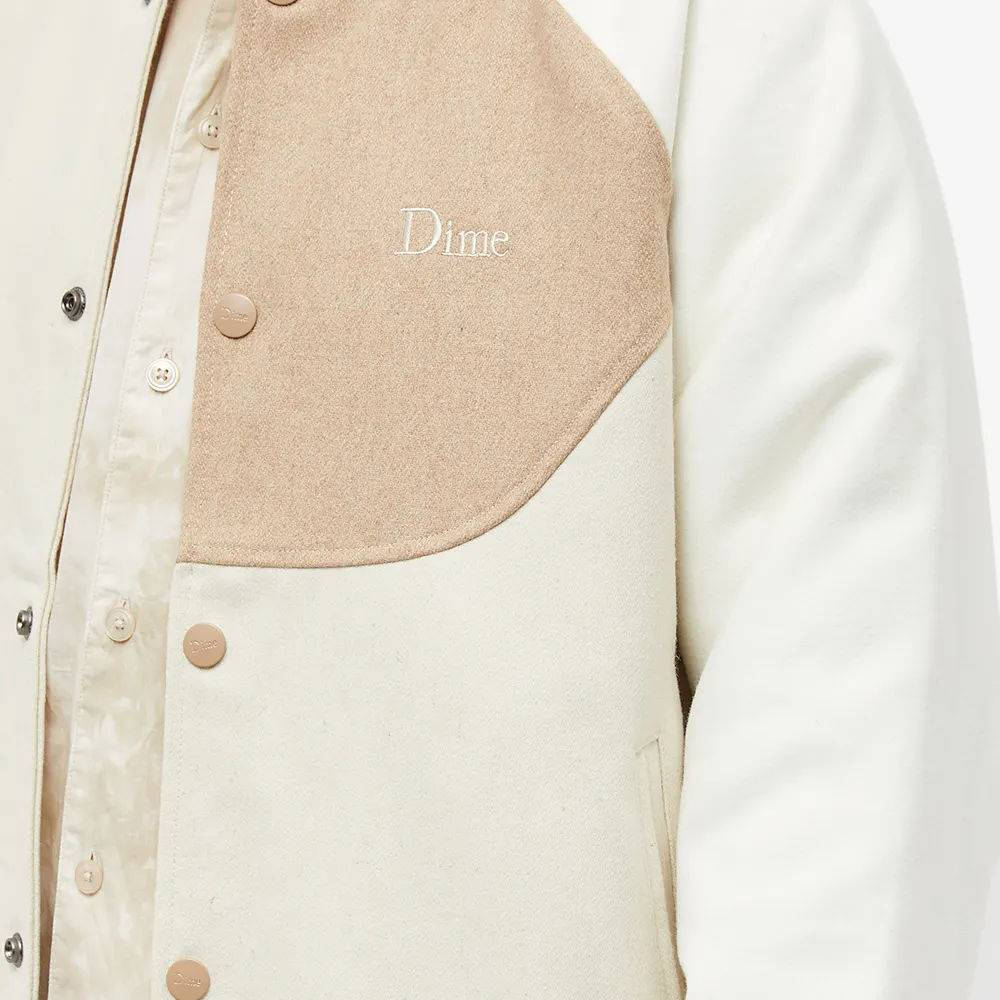 Dime Letterman Wool Jacket | Where To Buy | dimeho1alm | The Sole ...