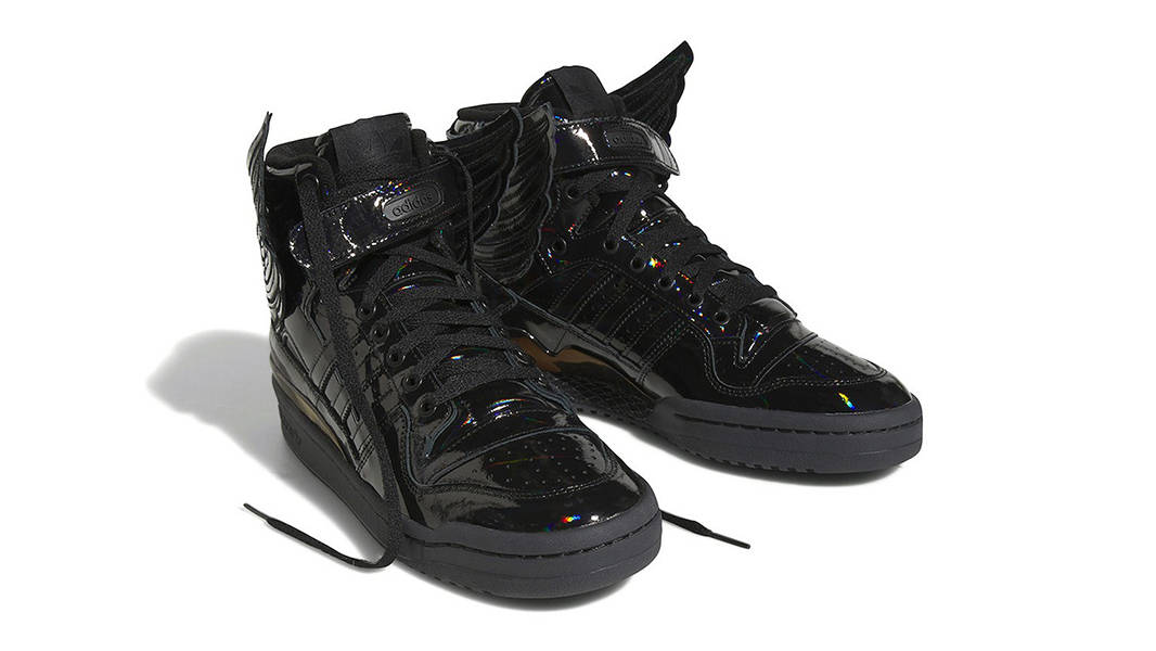 Jeremy Scott x adidas Forum Wings 4.0 Opal Pack Black IE6862 Front