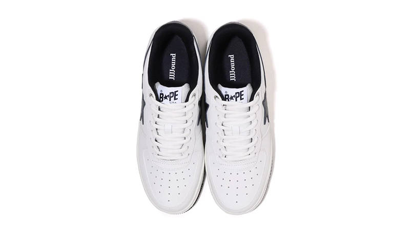 JJJJound × A BATHING APE BAPE STA White Navy 1I73-291-911 Top