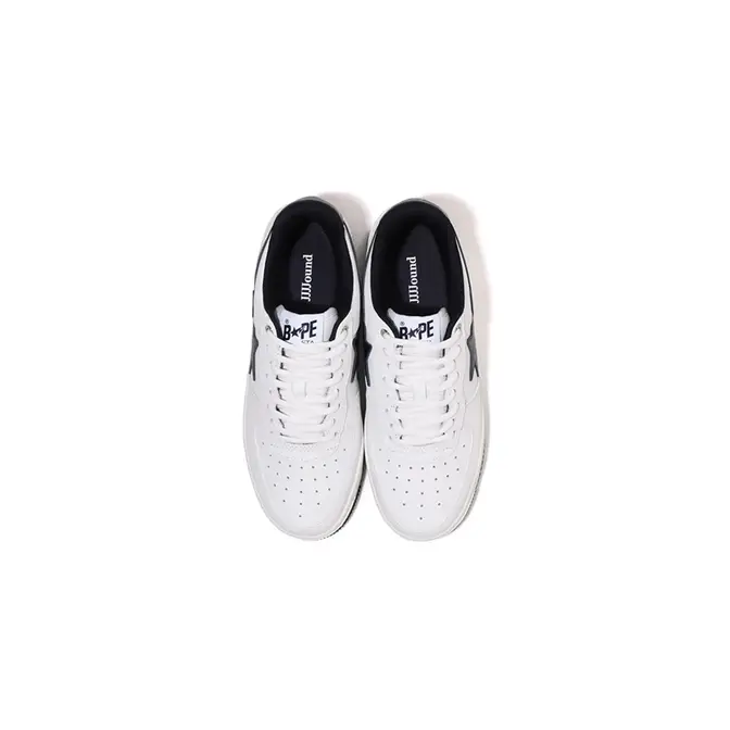 JJJJound x BAPE STA “￼Navy” 24cm JJJJound A Bathing Ape BAPE STA Navy White Release Info