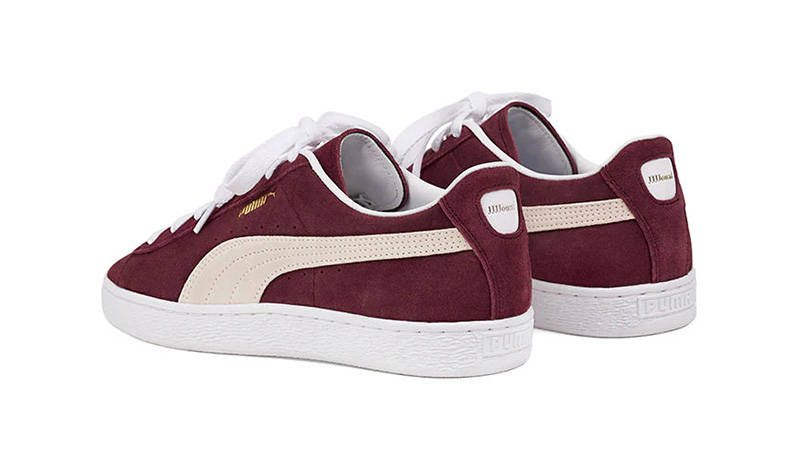 JJJJound x PUMA Suede Maroon back