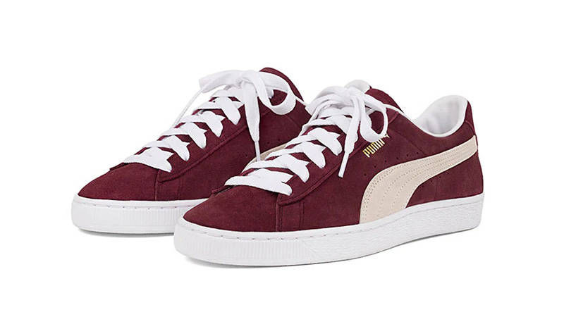 JJJJound x PUMA Suede Maroon front