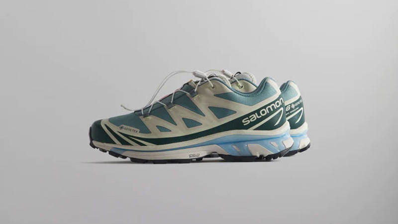 Kith x Salomon XT-6 Gore-Tex Blue front side