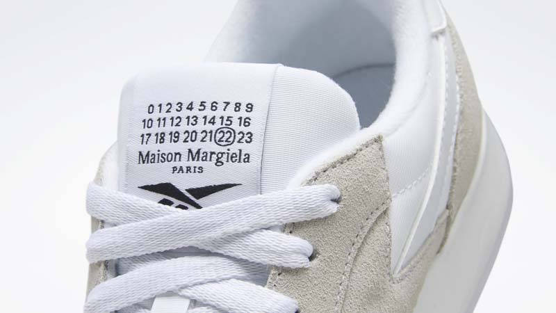 Maison Margiela x Reebok Classic Leather Tabi Nylon White Closeup