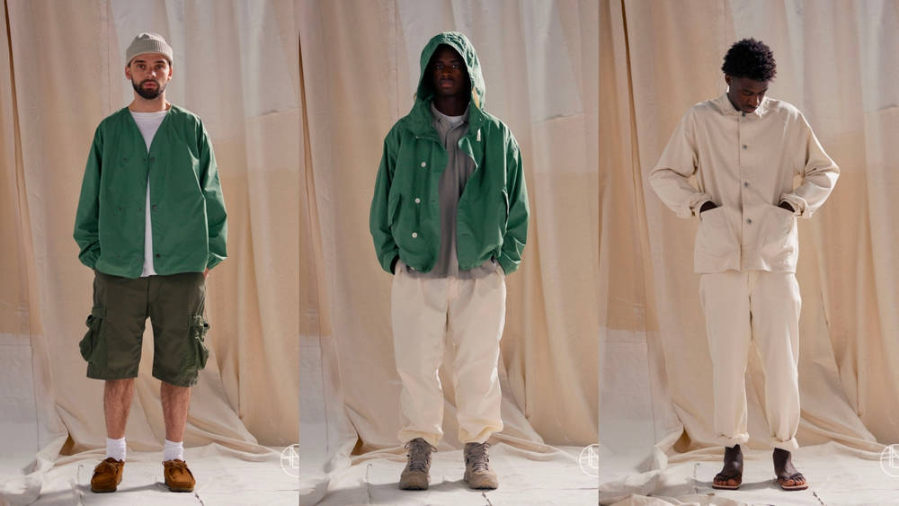 Image via nanamica nanamica Looks to the Summer With its SS23 Collection