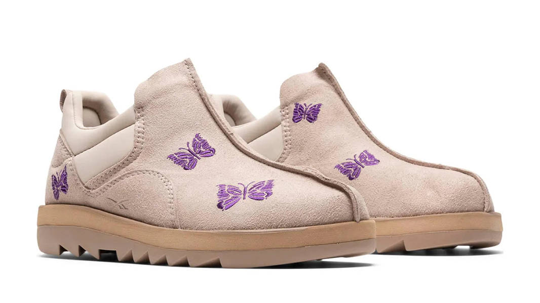 Needles x Reebok Beatnik MOC Beige Purple HP2977 Side