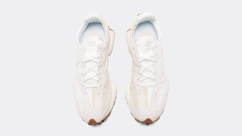 New Balance 327 White Beige Gum Top