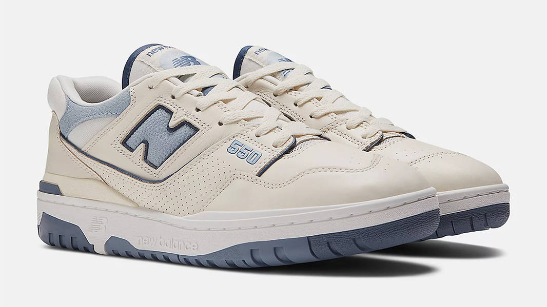 New Balance 550 White Indigo 8.5