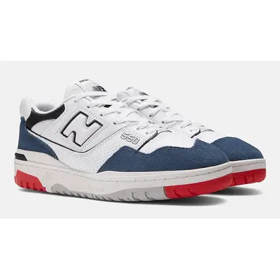 New Balance 550 White Red Blue BB550NCN Side