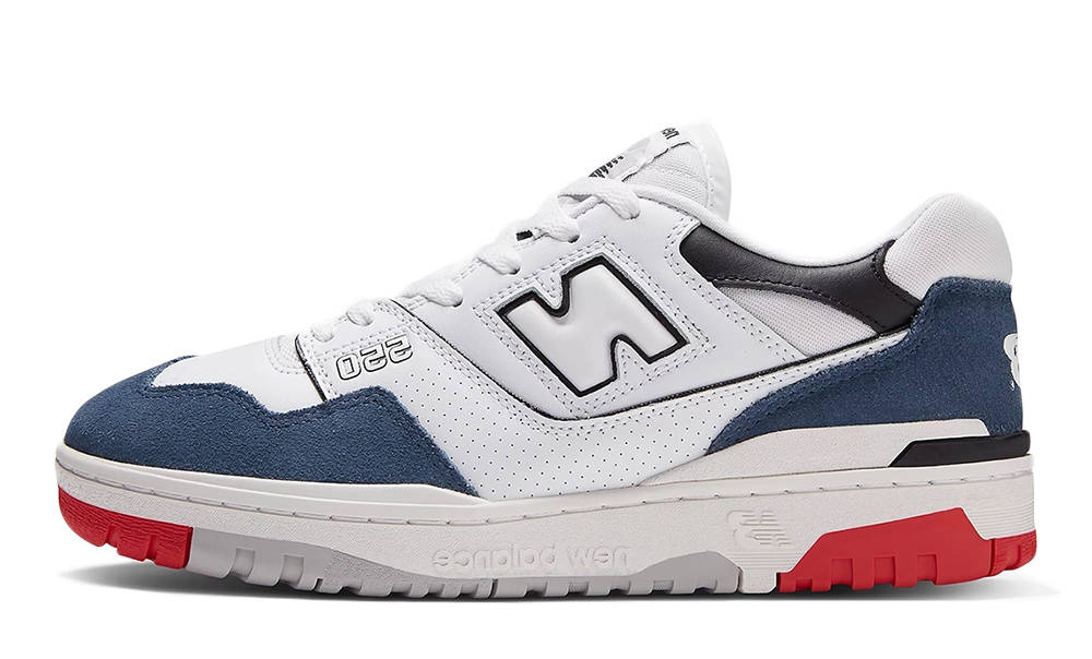 New Balance 550 White Red Blue BB550NCN