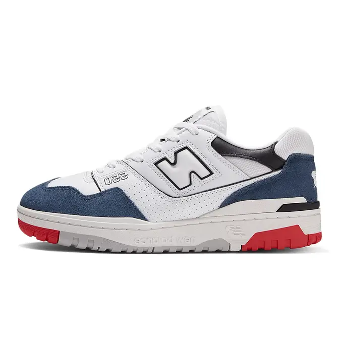 New Balance 550 White Blue Red | Where To Buy | BB550NCN | The Sole ...