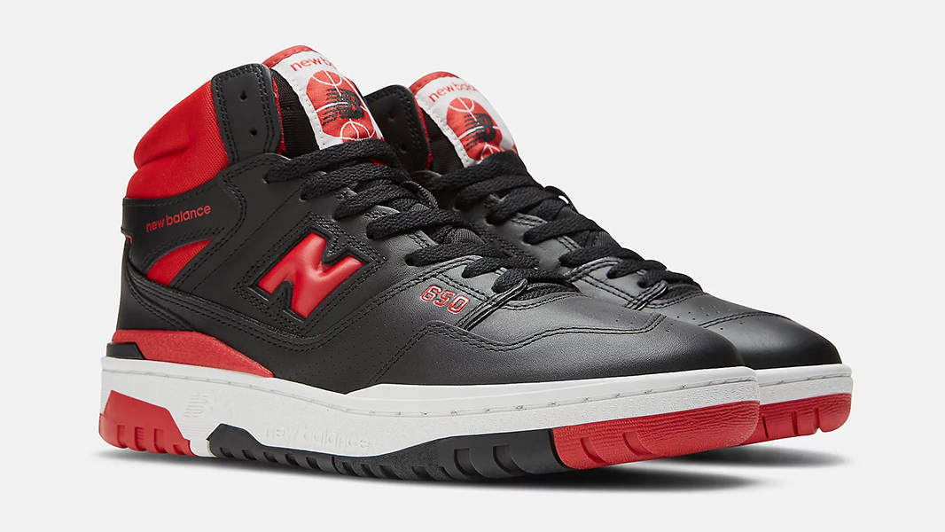 New Balance 650R Black Red BB650RBR Side