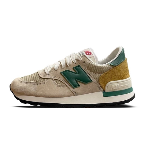 New Balance 990 Made in USA Beige Green M990TG1
