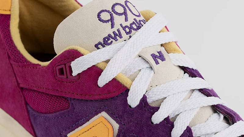 New Balance 990v2 Made in USA Red Purple