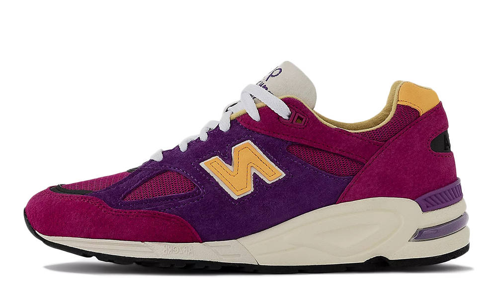 New Balance 990v2 Made in USA Red Purple | Where To Buy | M990PY2 | The ...