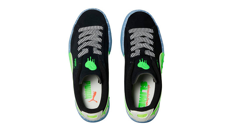 Nickelodeon x PUMA Suede Slime Lime Green Top