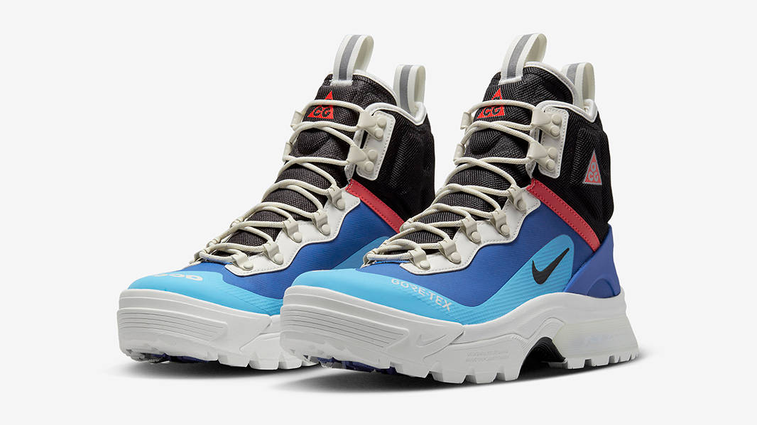 Nike ACG Zoom Gaiadome Gore-Tex Blue Red DD2858-400 Side