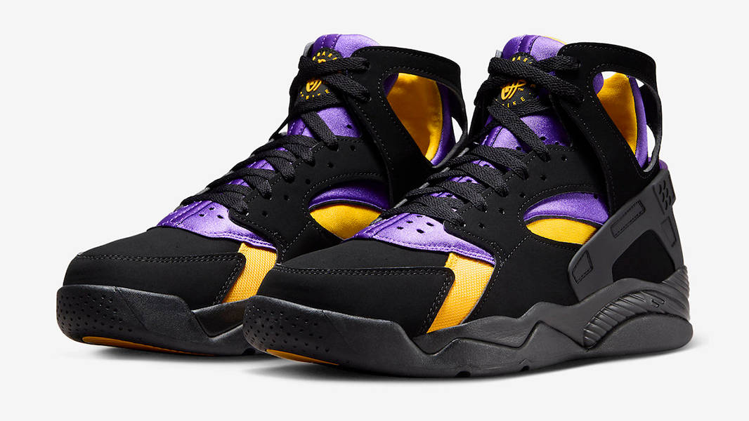 Nike Air Flight Huarache Lakers Away FD0188-001 Side