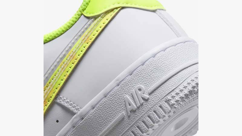 Nike Air force 1 lv8 gs Blanc vert volt