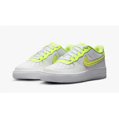 Nike Air Force 1 Low GS White Volt Front