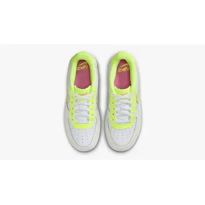 Nike Air Force 1 Low GS White Volt Middle