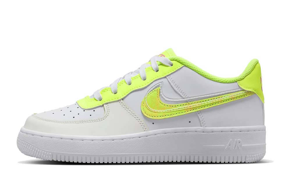 Nike Air Force 1 Low GS White Volt