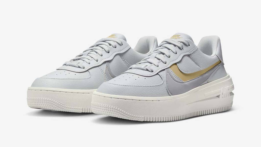 Nike Air Force 1 PLT.AF.ORM Photon Dust Gold | Where To Buy | DJ9946 ...