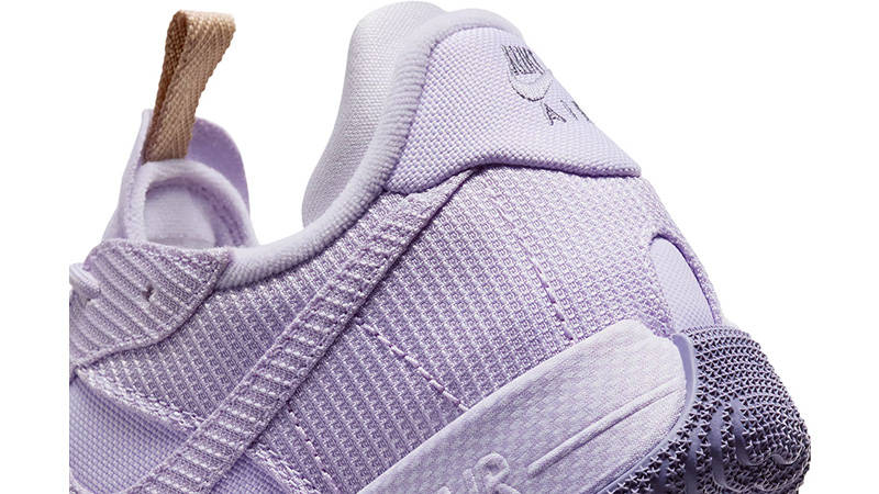 Nike Air Force 1 Wild Light Purple heel