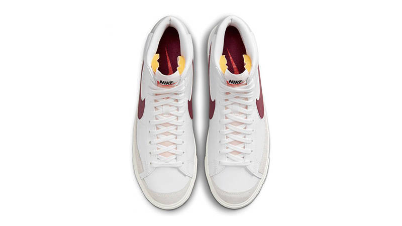 Nike Blazer Mid Vintage White Dark Beetroot BQ6806-120 Top