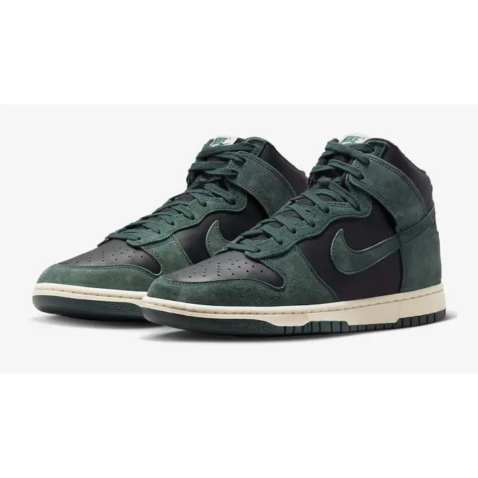 Nike Dunk High Black Green Suede | Where To Buy | DQ7679-002 | The Sole ...