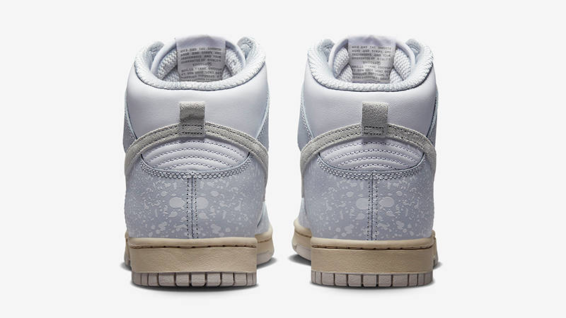 Nike Dunk High Spray Paint Grey FD9759-100 Back