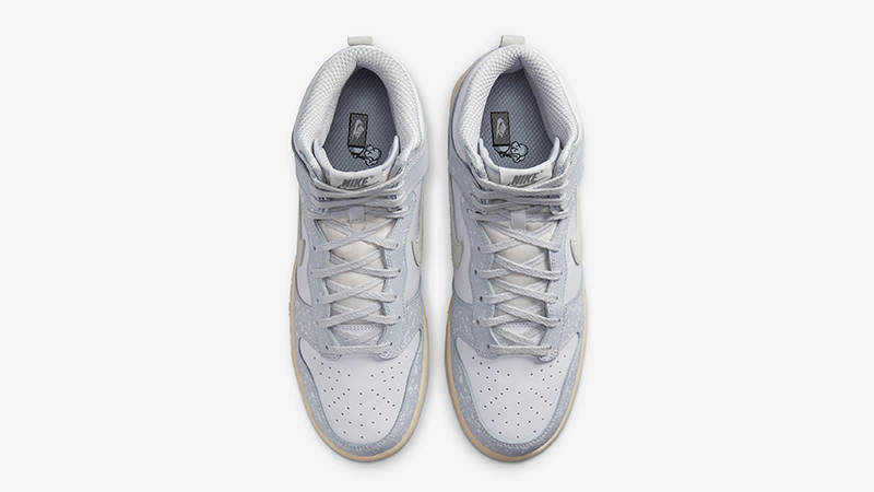 Nike Dunk High Spray Paint Grey FD9759-100 Top
