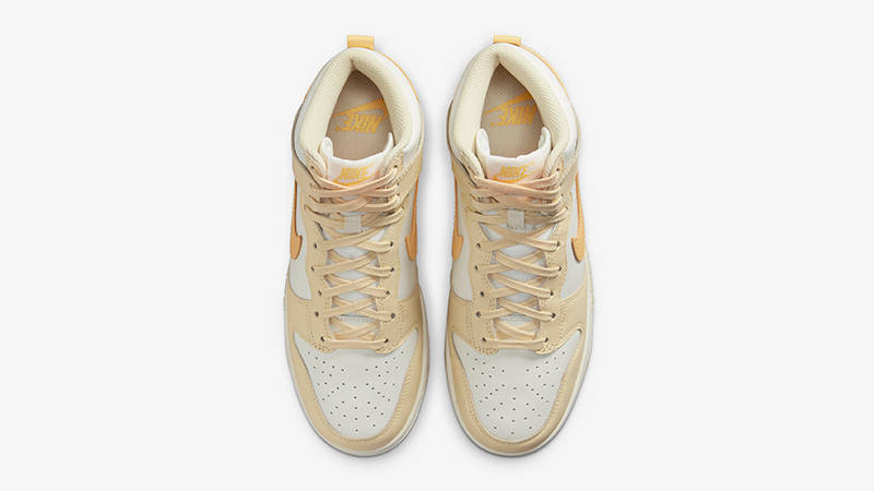 Nike Dunk High White Lemon Yellow DD1869-201 Top
