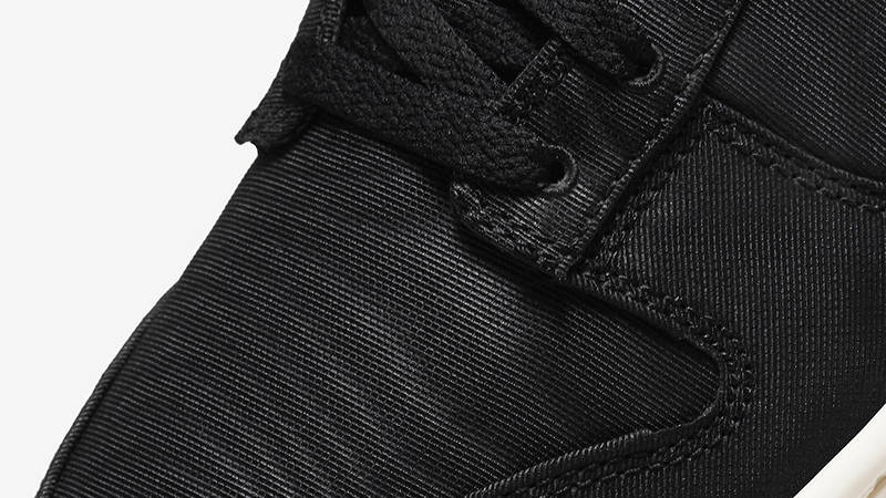 Nike Dunk Low Black Canvas DV7211-001 Detail